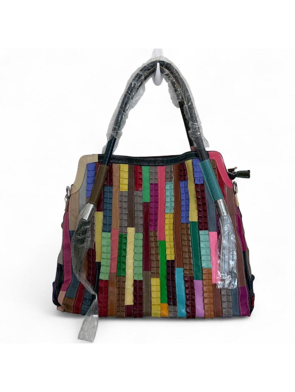 Whimsi Colorful Patchwork Large Autumn Bag